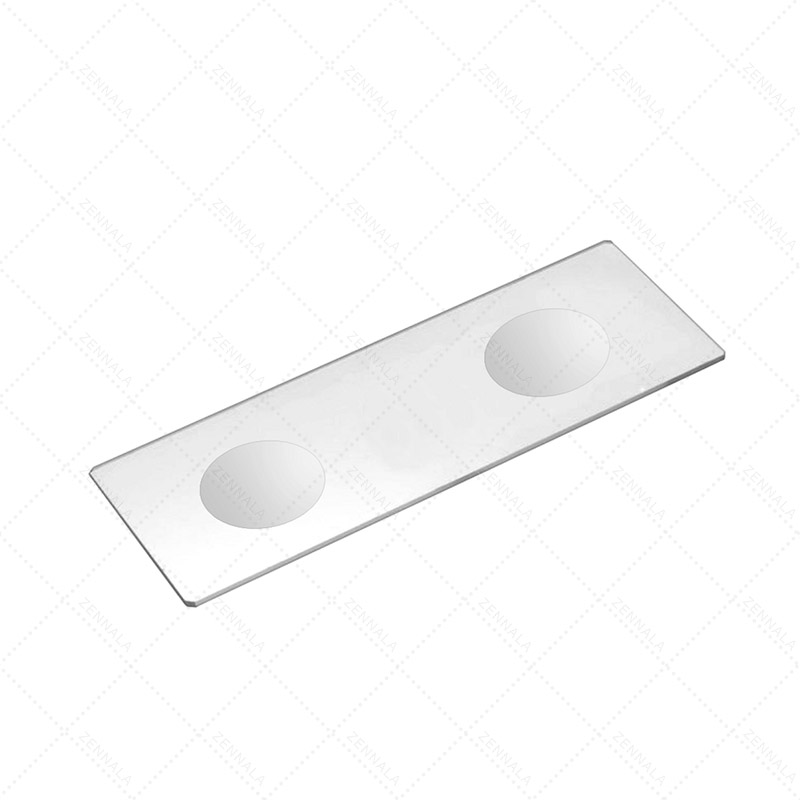 กระจกสไลด์ Microscope แบบ 2 หลุม Double Concave