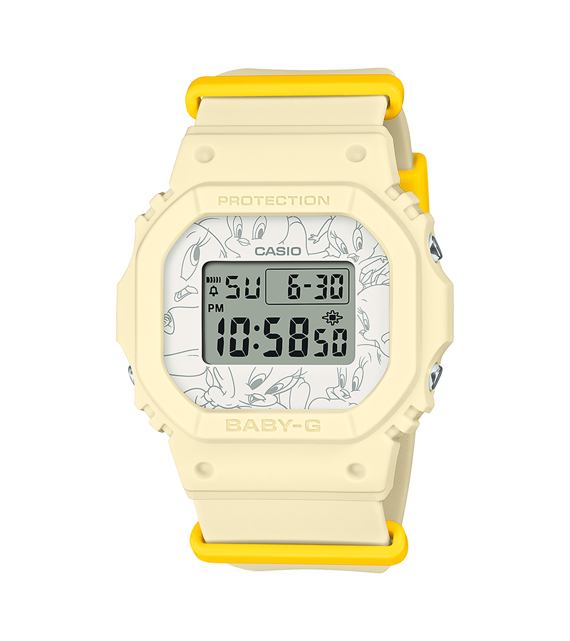 นาฬิกา Casio BABY-G x TWEETY Limited Looney Tunes Collaboration Model รุ่น BGD-565TW-5 ของแท้ รับประกัน1ปี
