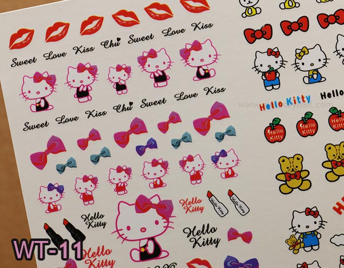 สติ๊กเกอร์ติดเล็บ ลอกลายน้ำ