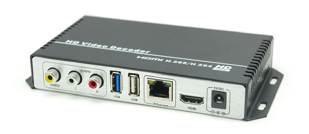 H265 HDMI CVBS DECODER FOR IPTV (RTSP/UTP/HTTP)