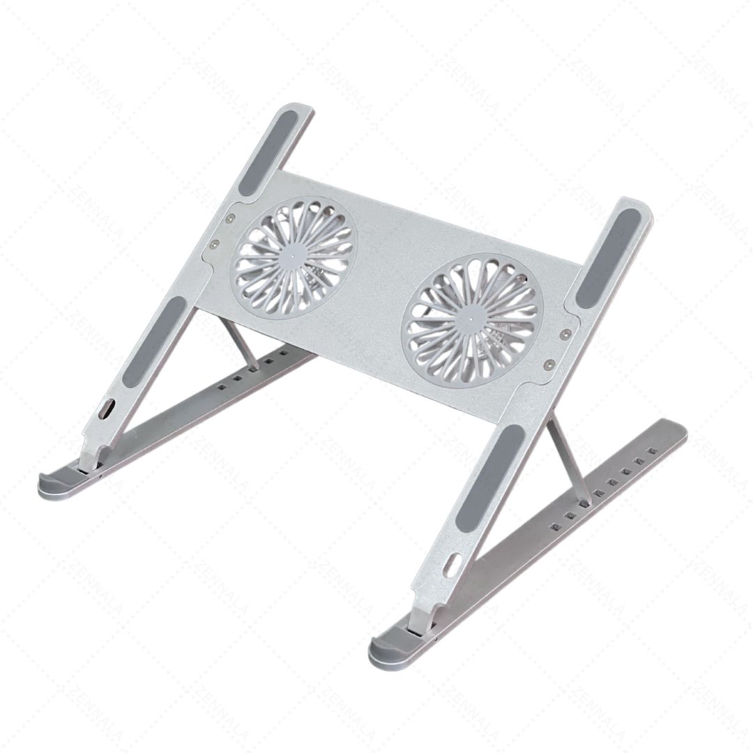 ที่วาง Notebook ขาตั้ง Aluminium มีพัดลมในตัว
