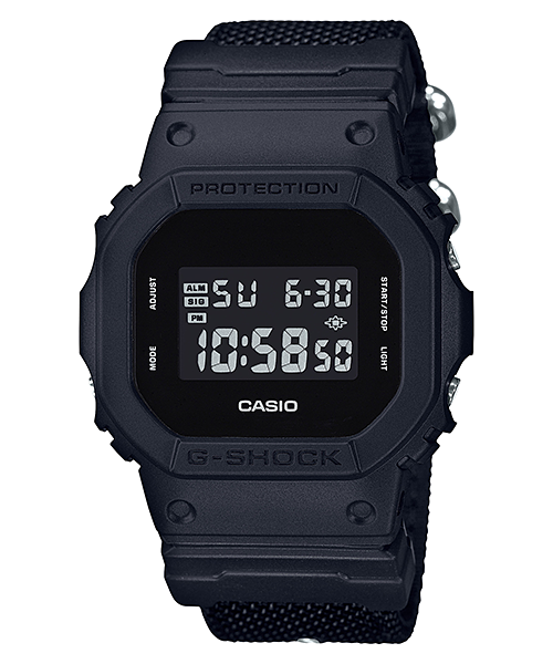 นาฬิกา Casio G-Shock Limited Black out Basic Nilon band series รุ่น DW-5600BBN-1 ของแท้ รับประกัน1ปี