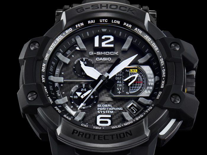 นาฬิกา Casio G-SHOCK นักบิน GRAVITYMASTER GPS Hybrid Wave Captor รุ่น GPW-1000-1B ของแท้ รับประกัน1ปี