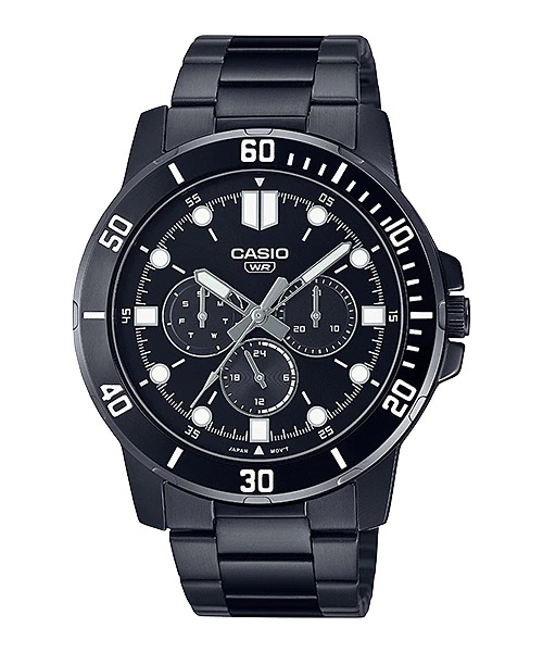 นาฬิกา คาสิโอ Casio STANDARD Analog'men รุ่น MTP-VD300B-1E ของแท้ รับประกัน 1 ปี