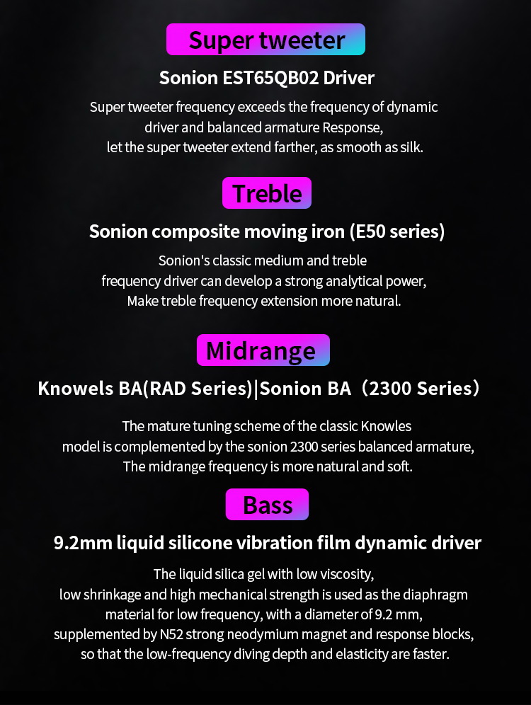 ขาย หูฟัง CIEM BGVP DM9 หูฟังหล่อหู 9 ไดรเวอร์ 4EST+4BA+1DD ประกันศูนย์ไทย