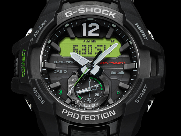 นาฬิกา Casio G-Shock นักบิน GRAVITYMASTER BLUETOOTH รุ่น GR-B100-1A3 ของแท้ รับประกัน1ปี