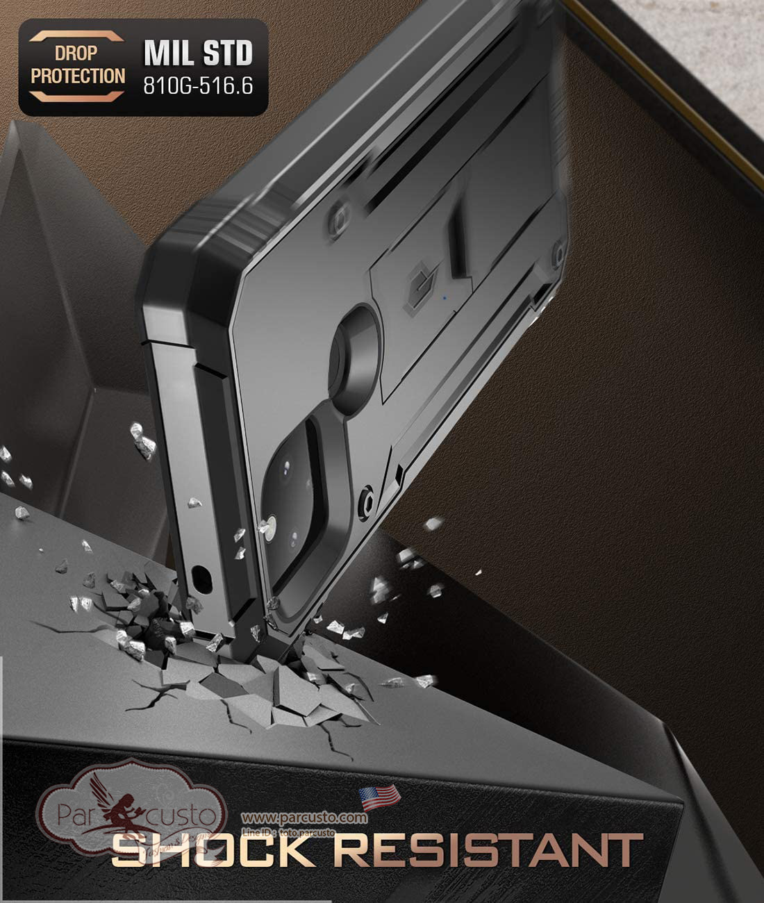 เคสกันกระแทก Google Pixel 5 [Revolution Series] จาก Poetic [Pre-order USA]