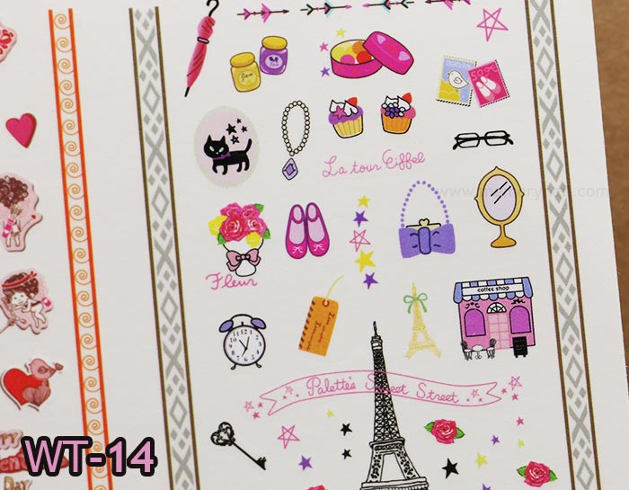 สติ๊กเกอร์ติดเล็บ ลอกลายน้ำ