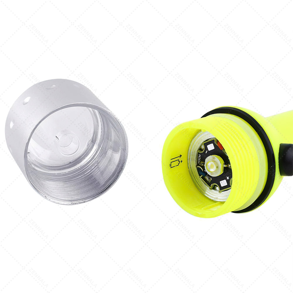 ไฟฉาย กันน้ำ ดำน้ำลึก 100 เมตร