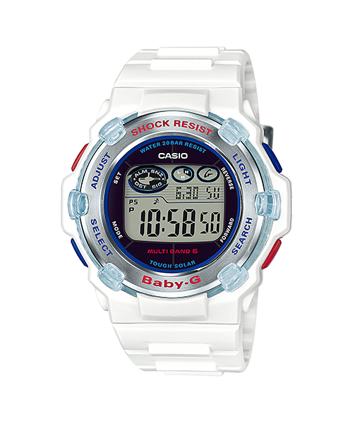 นาฬิกา Casio BABY-G Dolphin & Whale series Love the Sea and The Earth 2017 Japan Limited Tough Solar รุ่น BGR-3007K-7JR (นำเข้าJapan) JAPAN ONLY ไม่มีขายในไทย (หายากมาก) ของแท้ รับประกัน1ปี