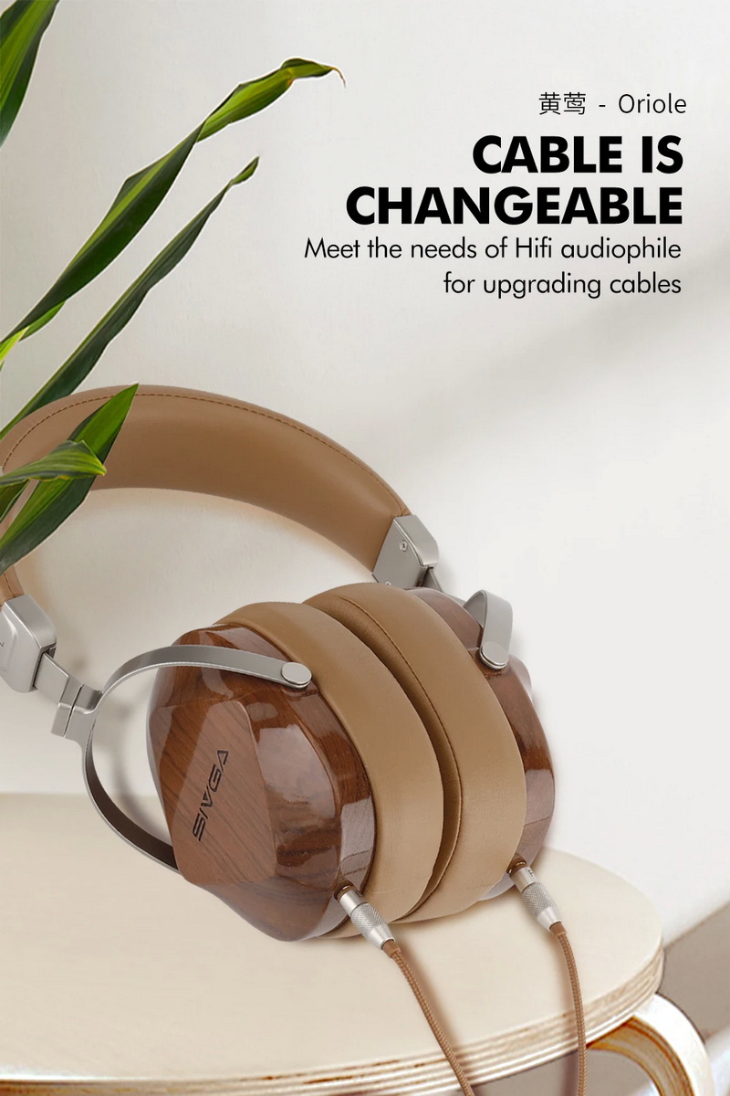 Sivga Oriole หูฟัง Headphone ไดรเวอร์ไดนามิก เสียงเที่ยงตรงสูง ไม้แบบปิดด้านหลัง ประกันศูนย์ไทย