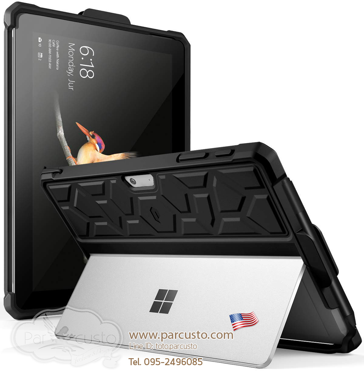เคสซิลิโคนกันกระแทก Microsoft Surface Go [TurtleSkin] จาก Poetic [หมด]