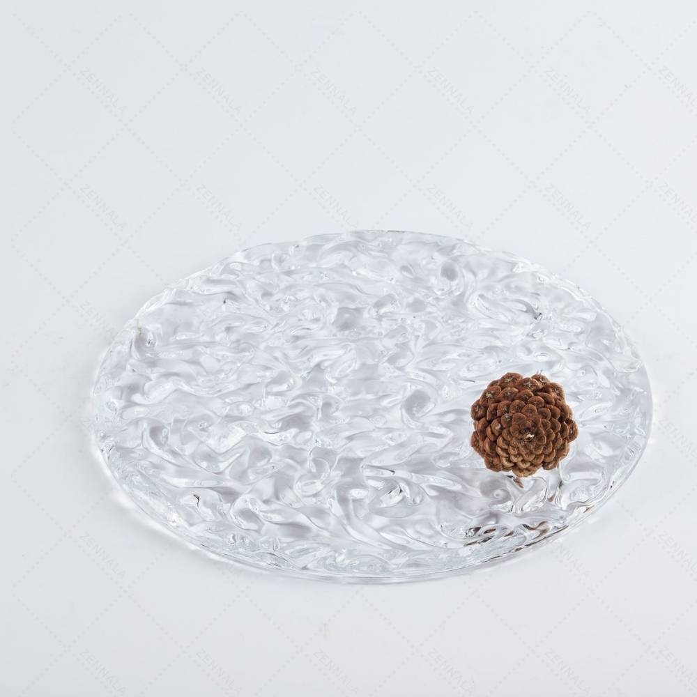 แท่นวางสินค้า แผ่นอะคริลิค ลายคลื่นน้ำ มีหลายขนาดให้เลือก