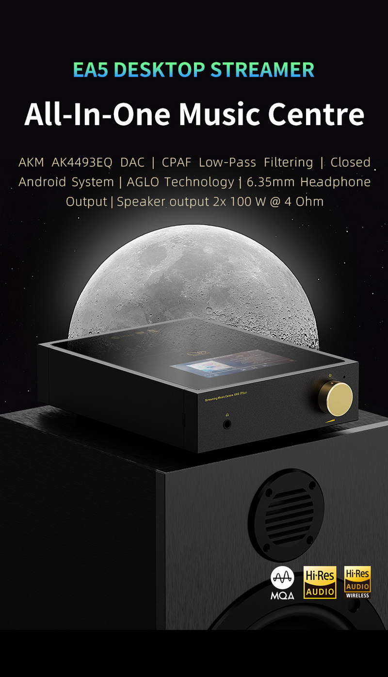 ขาย Shanling EA5 Plus DAP+DAC+AMP ครบจบในตัว รองรับ MQA, Dual Hi-Res