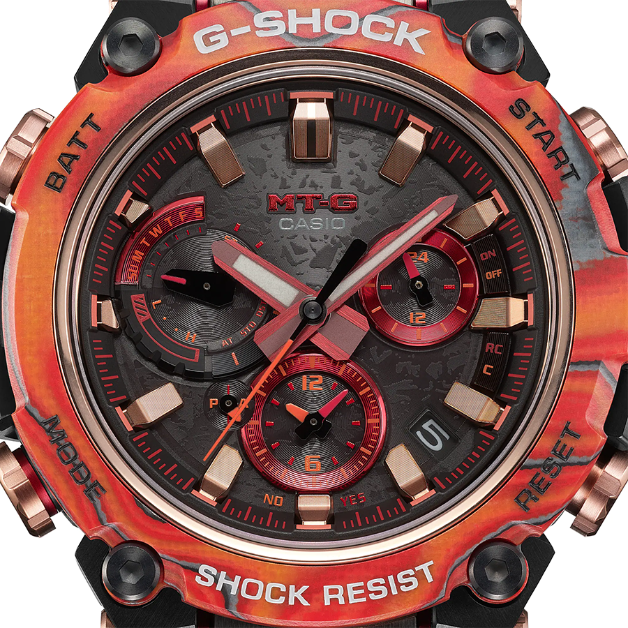 นาฬิกา Casio G-SHOCK 40th Anniversary Flare Red Limited รุ่น MTG-B3000FR-1A (Made in Japan") ของแท้ รับประกัน1ปี