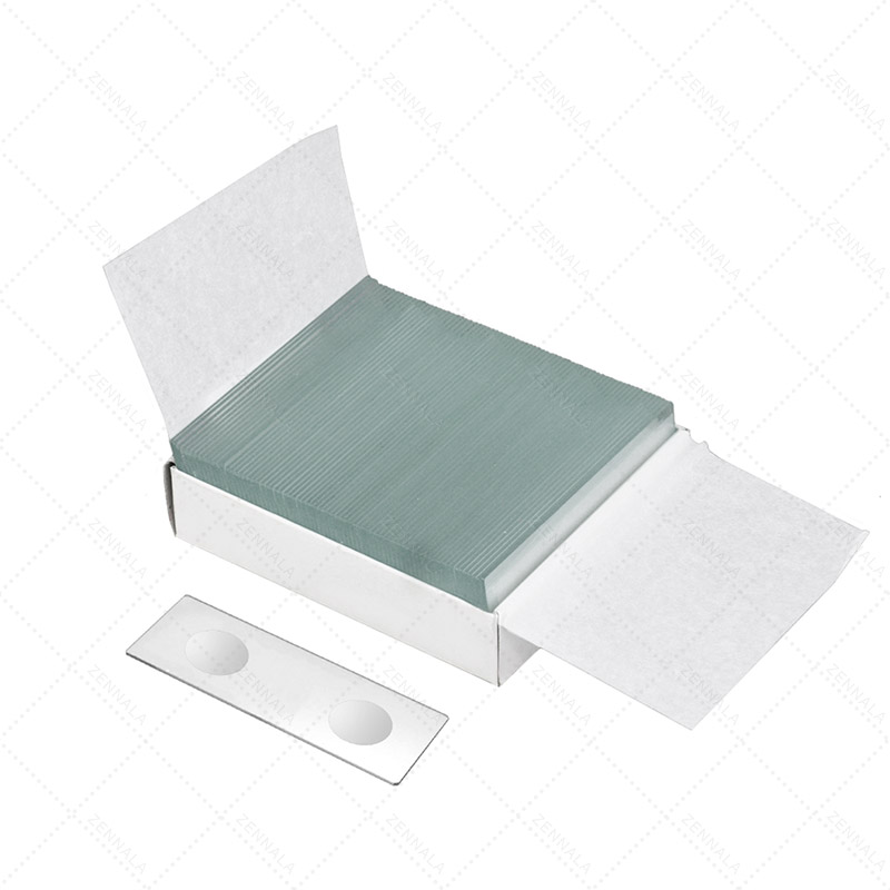 กระจกสไลด์ Microscope แบบ 2 หลุม Double Concave