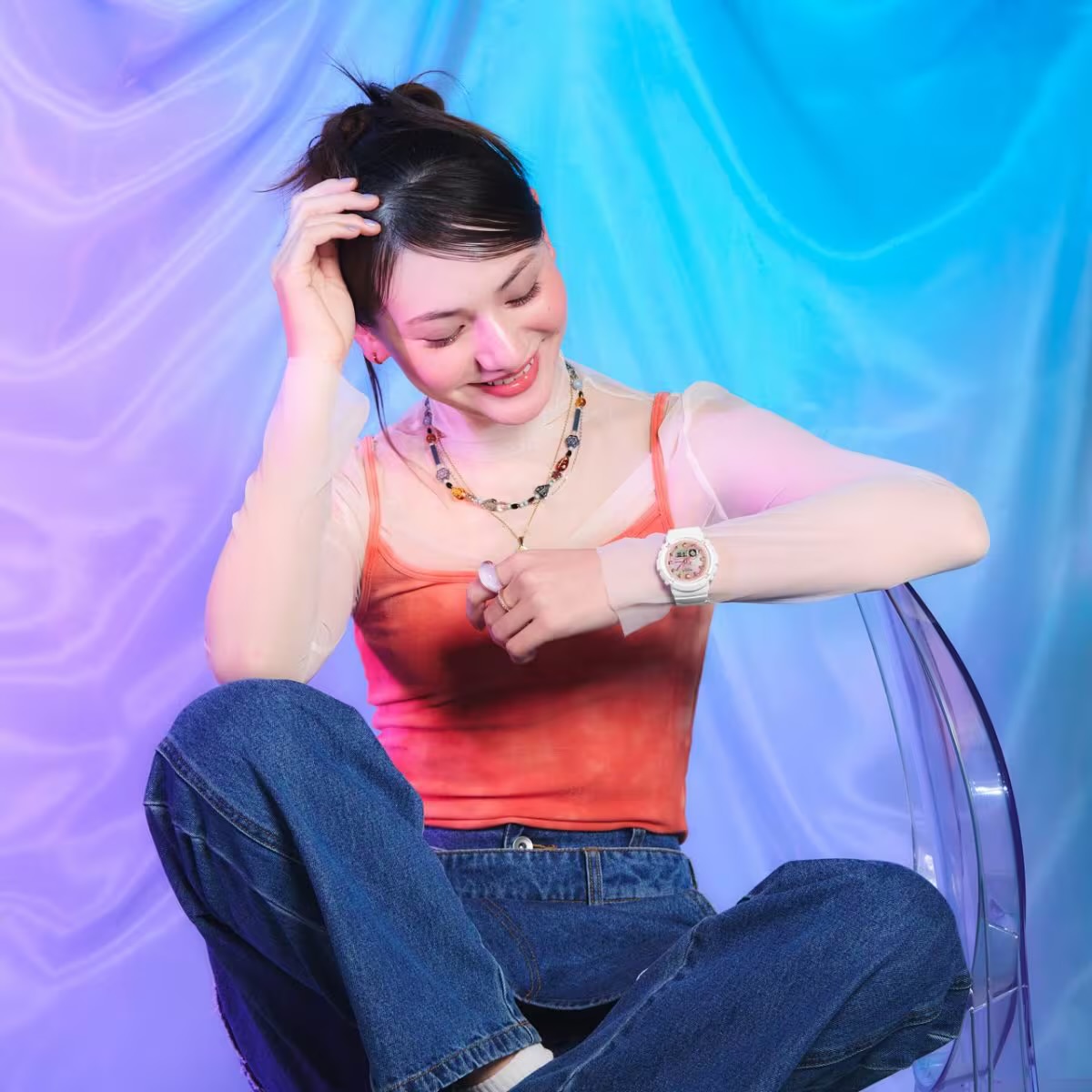 นาฬิกา Casio Baby-G BGA-280TD Tie-Dye series รุ่น BGA-280TD-7A ของแท้ รับประกัน1ปี