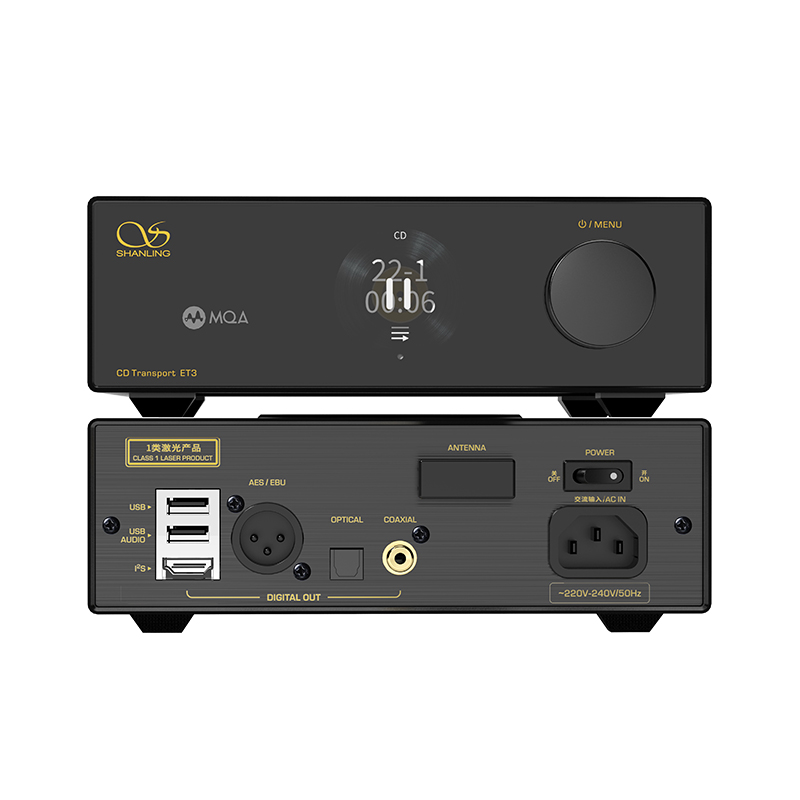 Shanling ET3 เครื่องเล่นซีดี ที่มีฟังก์ชันทั้งเครื่องเล่นแผ่นเสียงและอินเทอร์เฟซ ประกันศูนย์ไทย