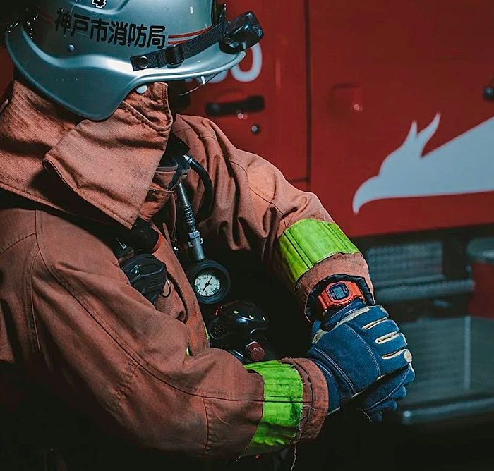 นาฬิกา Casio G-SHOCK x KOBE CITY FIRE BUREAU Only Japan Limited GW-B5600 series รุ่น GW-B5600FB-4JR (ขายเฉพาะJapanเท่านั้น) ของแท้ รับประกัน1ปี