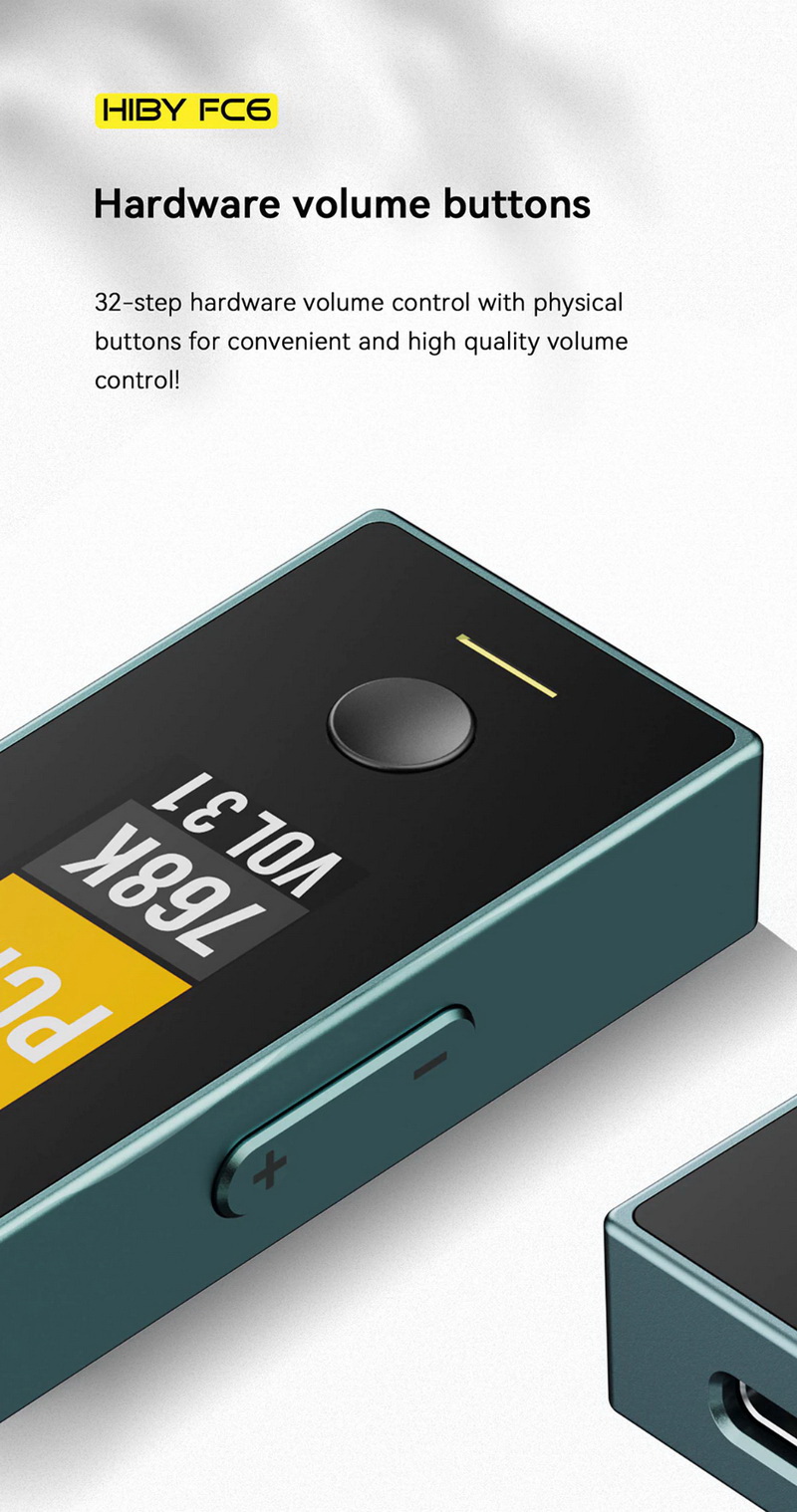 HiBy FC6 DAC/AMP พกพาแบบ R2R สถาปัตยกรรม Darwin รองรับ MQA ประกันศูนย์ไทย