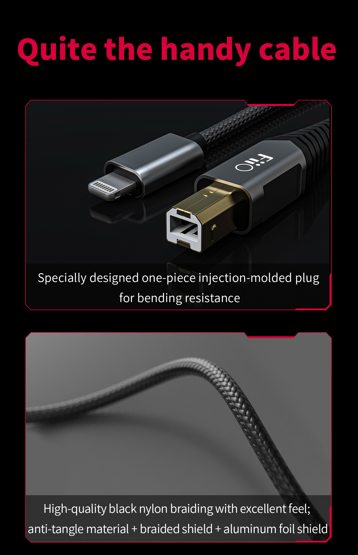 ขาย FiiO LD-LT1 สายแปลง USB Type-B เป็น Lightning ประกันศูนย์ไทย