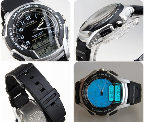 นาฬิกา คาสิโอ Casio STANDARD ANALOG-DIGITAL รุ่น WS-300-1B
