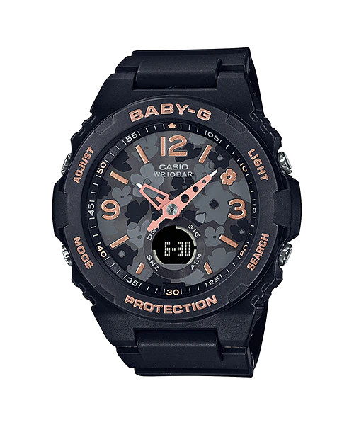 นาฬิกา Casio Baby-G Vintage Camping BGA-260 series รุ่น BGA-260FL-1A ของแท้ รับประกัน1ปี