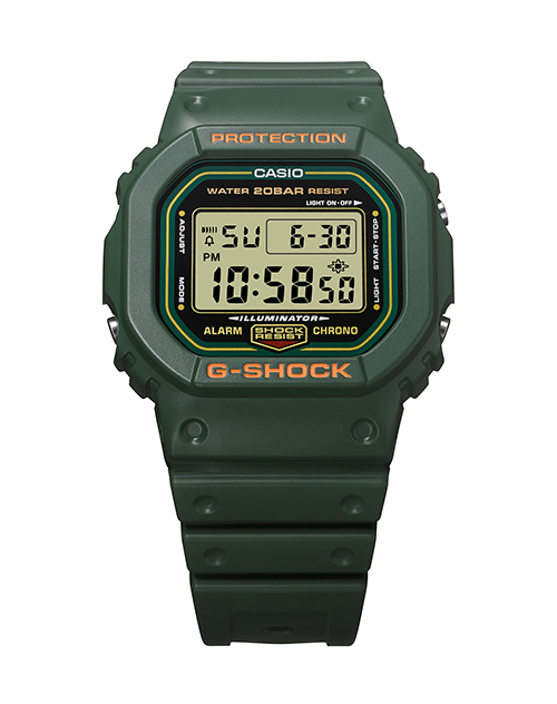 นาฬิกา Casio G-SHOCK Special Color DW-5600R Reborn series รุ่น DW-5600RB-3 (สี Military Green) ของแท้ รับประกัน1ปี