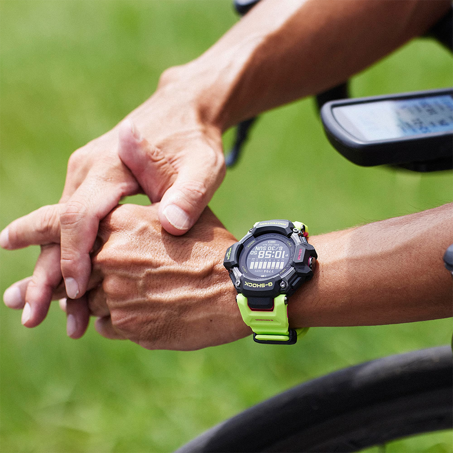 นาฬิกา Casio G-Shock G-SQUAD Heart rate monitor & GPS GBD-H2000 series รุ่น GBD-H2000-1A9 ของแท้ รับประกัน1ปี