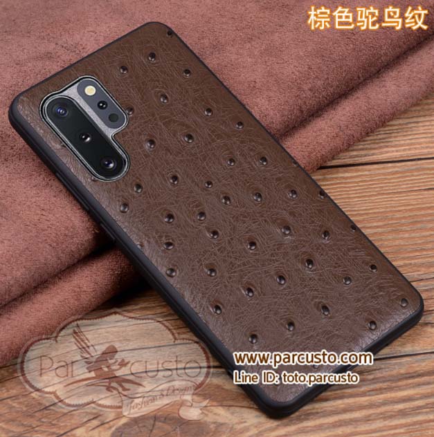 เคสฝาหลังหนังวัวแท้ Samsung Galaxy Note 10 / Note 10 Plus (โปรดระบุรุ่น) จาก Wobiloo [Pre-order]