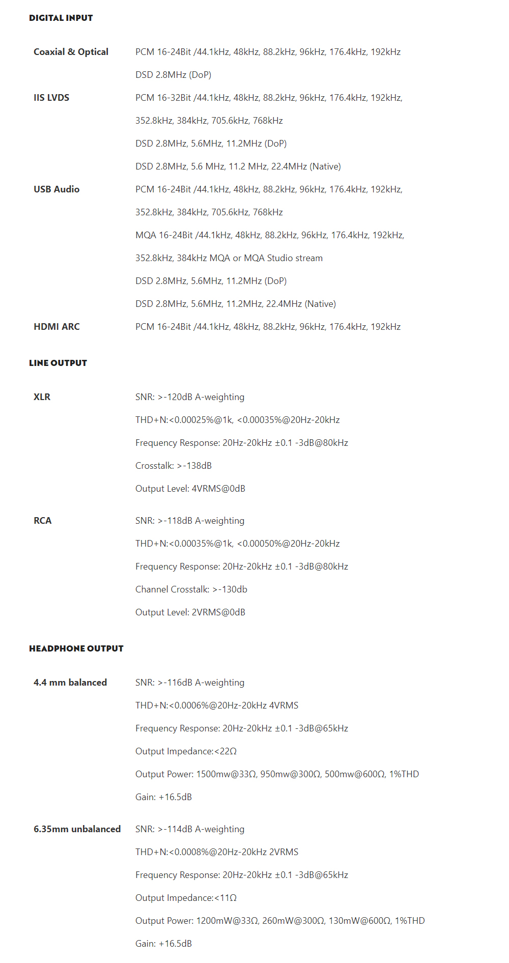 Matrix Audio Element i2 Streaming Music Player เครื่องเล่นเพลงเครือข่ายแบบตั้งโต๊ะ