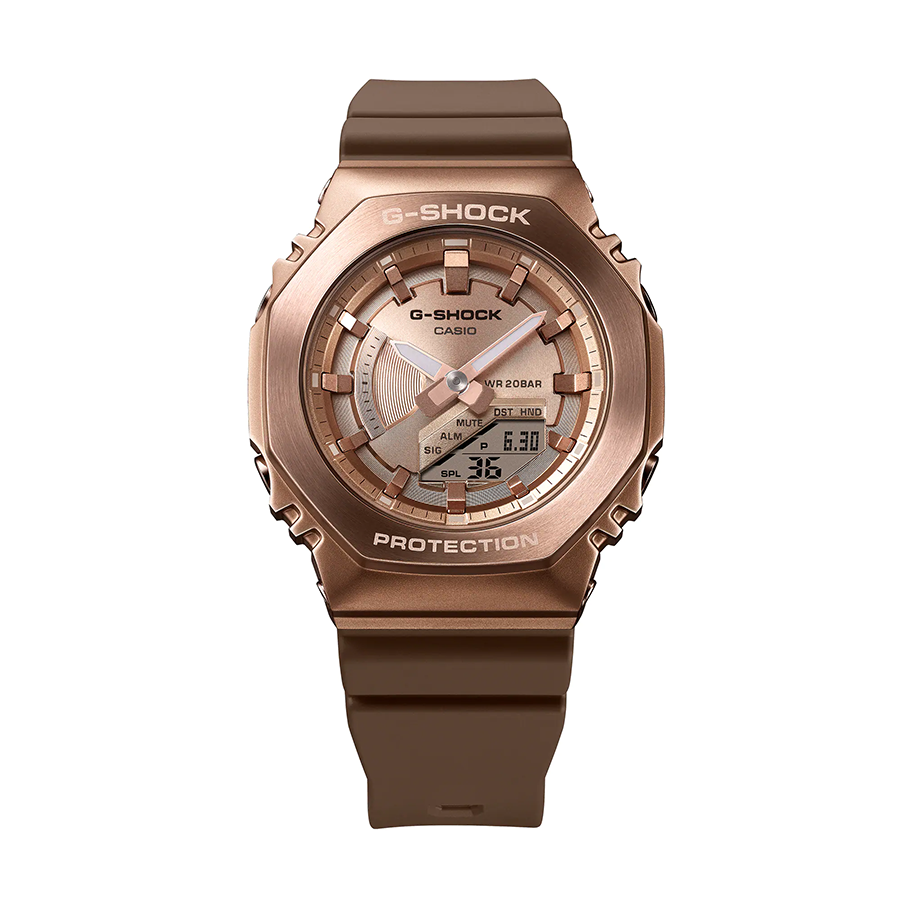 นาฬิกา Casio G-Shock Women ไซส์มินิ Metal Covered รุ่น GM-S2100BR-5A ของแท้ รับประกัน1ปี