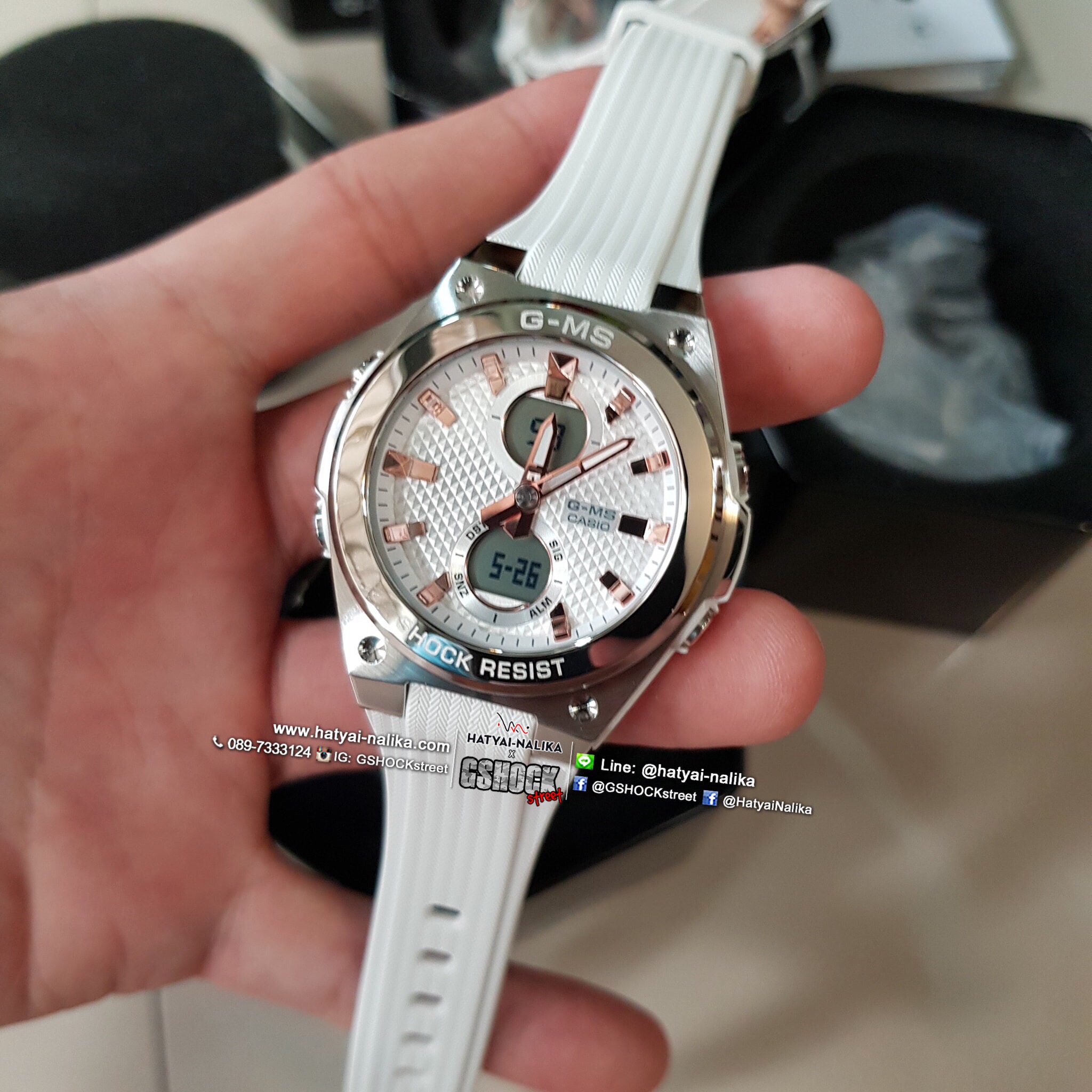 นาฬิกา Casio Baby-G G-MS "G-Steel Lady" รุ่น MSG-C100-7A ของแท้ รับประกัน1ปี