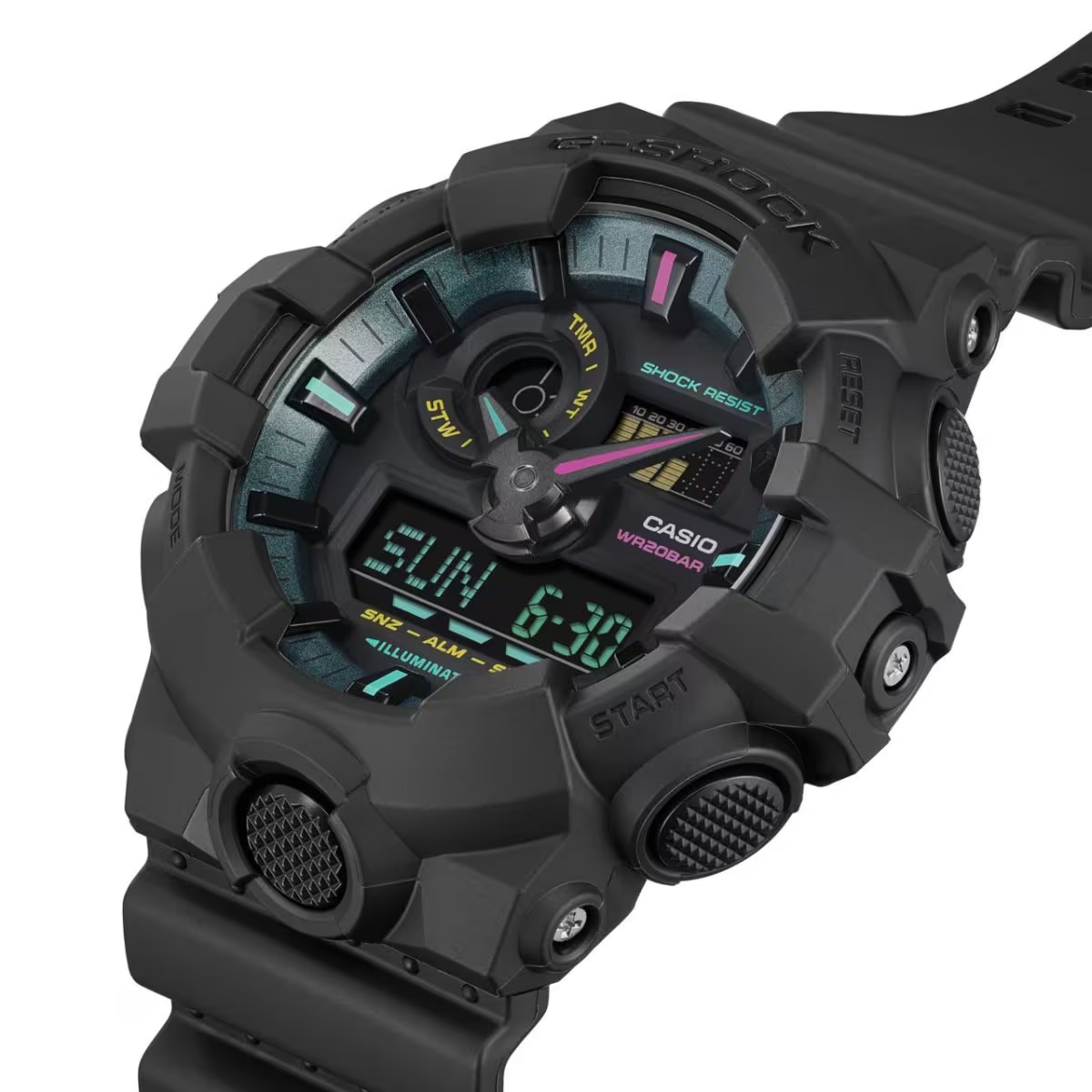 นาฬิกา Casio G-Shock Special Color Multi-Fluorescent series รุ่น GA-700MF-1A ของแท้ รับประกัน1ปี