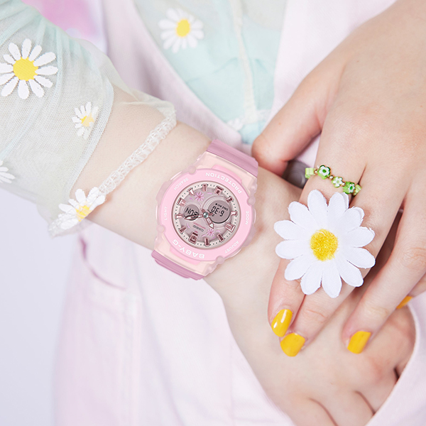 นาฬิกา Casio Baby-G ANALOG-DIGITAL Flower Dial series รุ่น BGA-270FL-4A ของแท้ รับประกัน1ปี