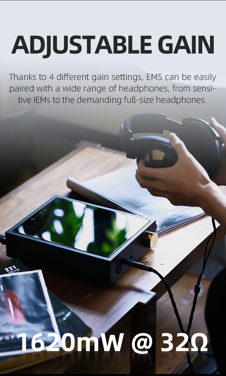 ขาย Shanling EM5 DAC/AMP สำหรับหูฟัง ระดับ high-end ประกันศูนย์ไทย