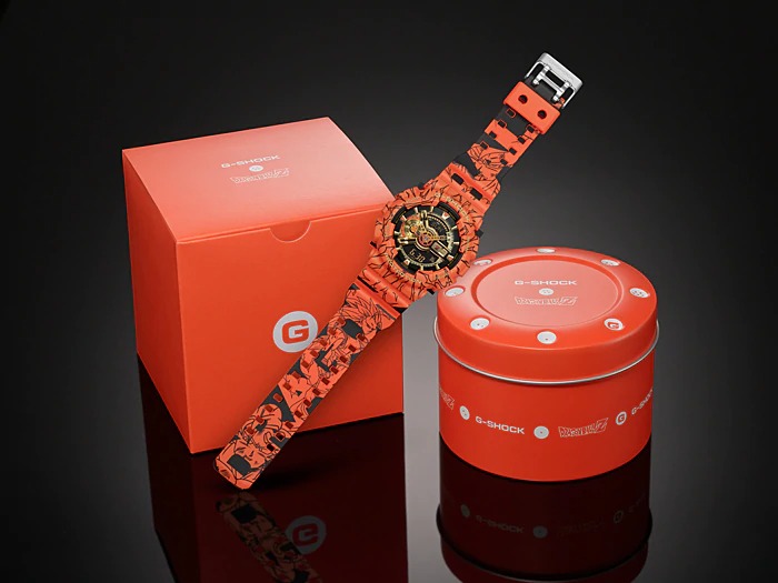 นาฬิกา Casio G-SHOCK x DRAGON BALL Z Collaboration Limited รุ่น GA-110JDB-1A4 ของแท้ รับประกัน1ปี