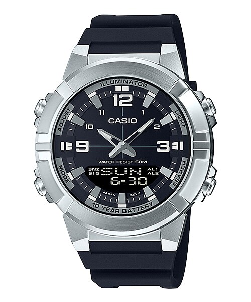 นาฬิกา Casio STANDARD Analog-Digital รุ่น AMW-870-1AV ของแท้ รับประกัน 1 ปี