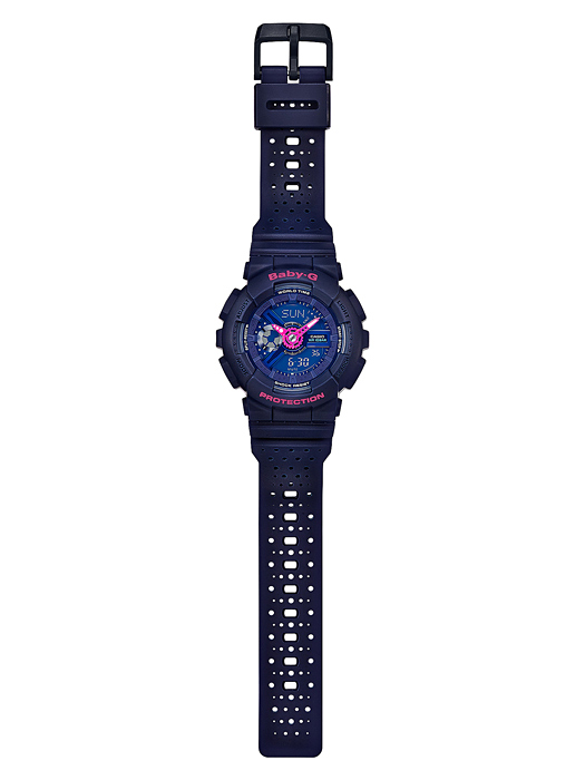 นาฬิกา Casio Baby-G Punching Pattern series รุ่น BA-110PP-2A (สายลายฉลุ) ของแท้ รับประกัน1ปี