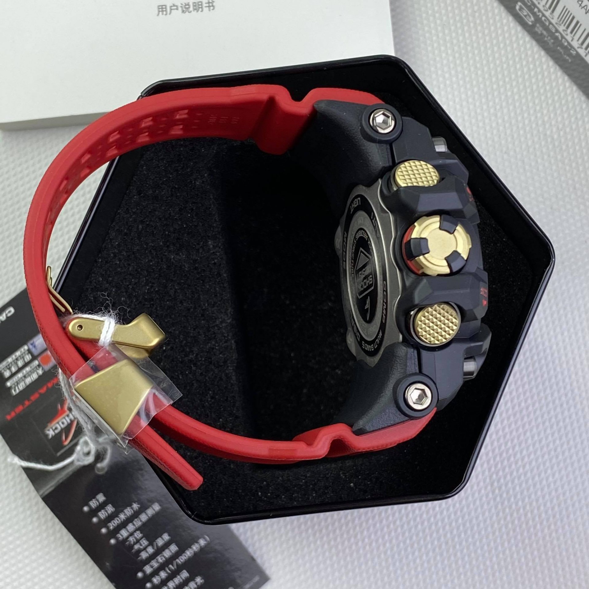 นาฬิกา Casio G-Shock Premium model MUDMASTER Black & Gold series รุ่น GWG-1000GB-4A ของแท้ รับประกัน1ปี