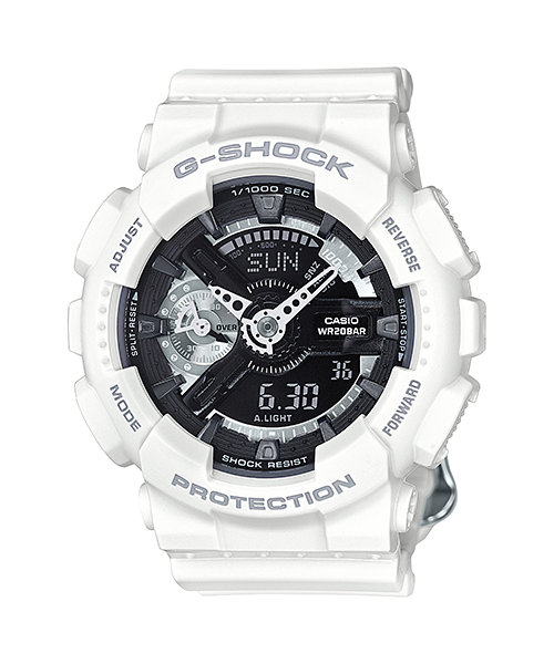 นาฬิกา คาสิโอ Casio G-Shock S-Series Cool White color Collection รุ่น GMA-S110CW-7A1 ของแท้ รับประกัน1ปี