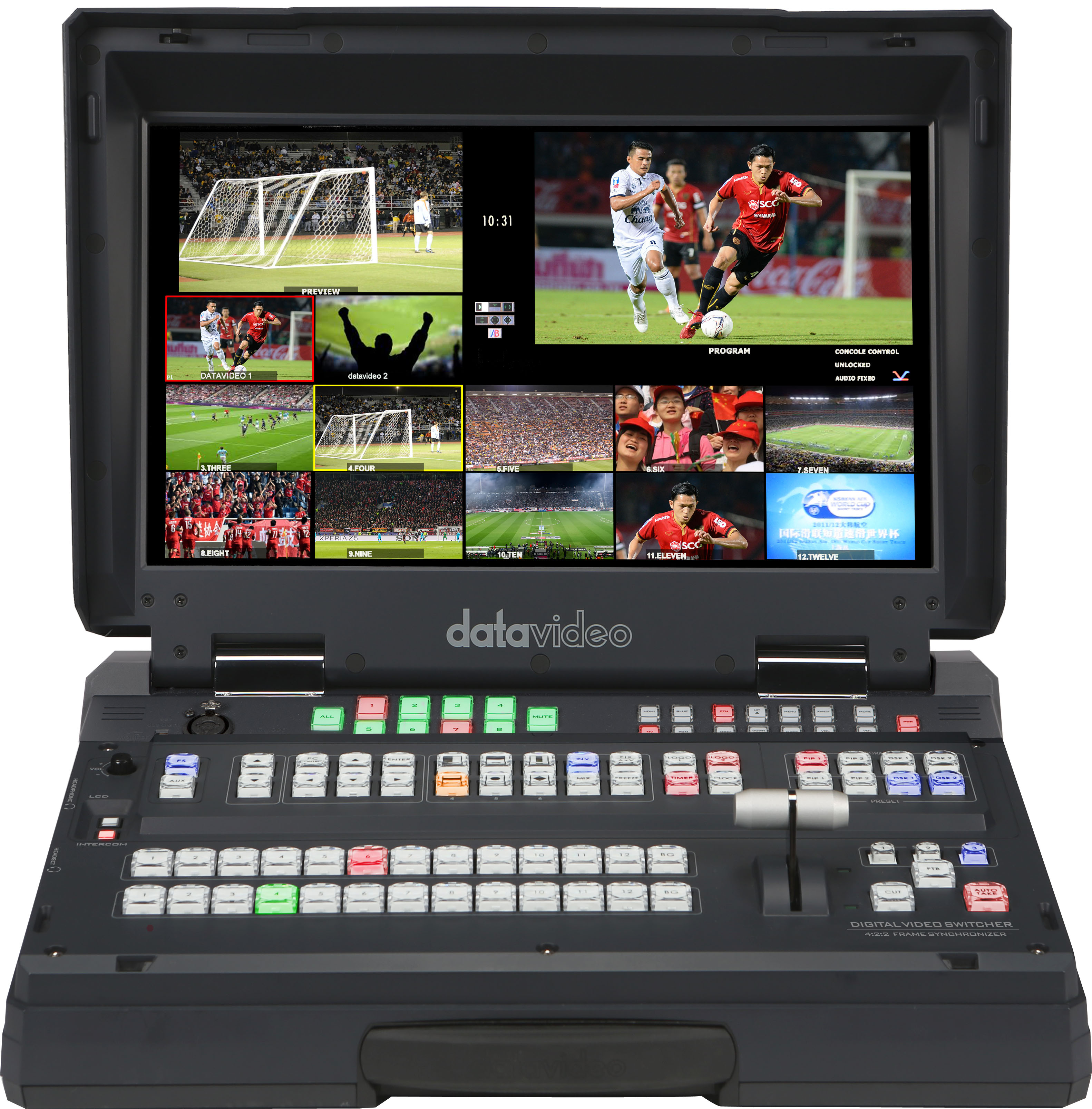 Data Video HS-2850-12 HD/SD 12-Channel Portable Video Studioราคาพิเศษ#coremedia-tv