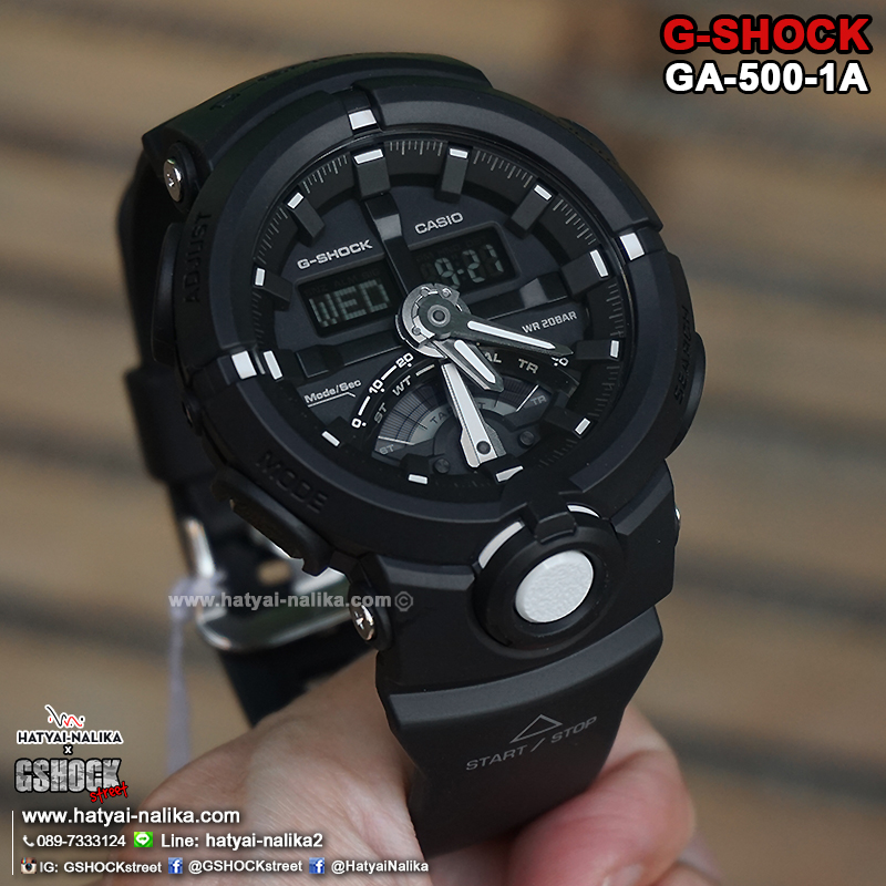 นาฬิกา Casio G-Shock Standard ANALOG-DIGITAL รุ่น GA-500-1A ของแท้ รับประกัน1ปี