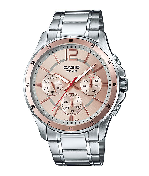 นาฬิกา คาสิโอ Casio STANDARD Analog'men รุ่น MTP-1374D-9AV ของแท้ รับประกัน 1 ปี