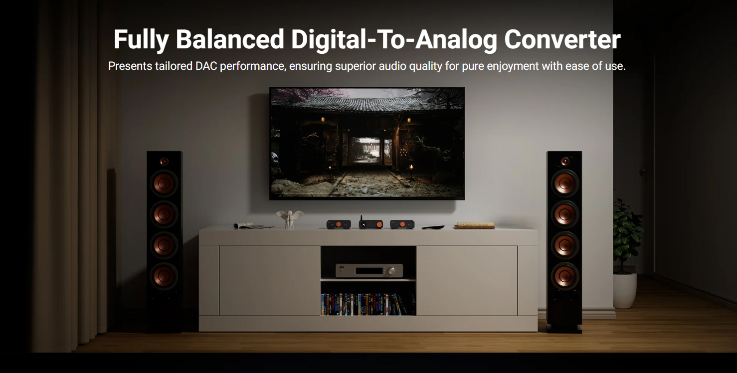 Fosi Audio ZD3 Fully Balanced DAC ชิป Sabre ES9039Q2M ระดับเรือธง เปลี่ยน Op-Amp ได้ ประกันศูนย์ไทย