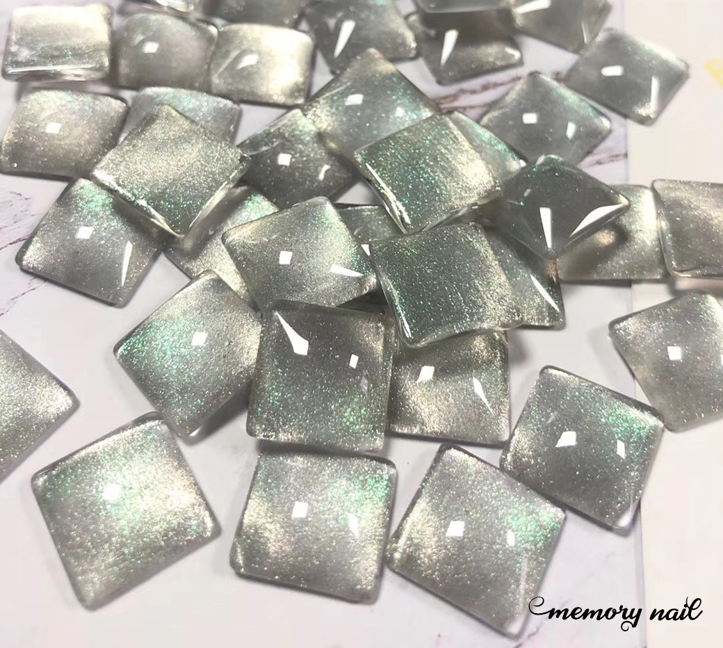 Silver Magnetic Gel สีเจลแม่เหล็ก สีเงิน สีเจลตาแมว สีเจลลูกแก้ว