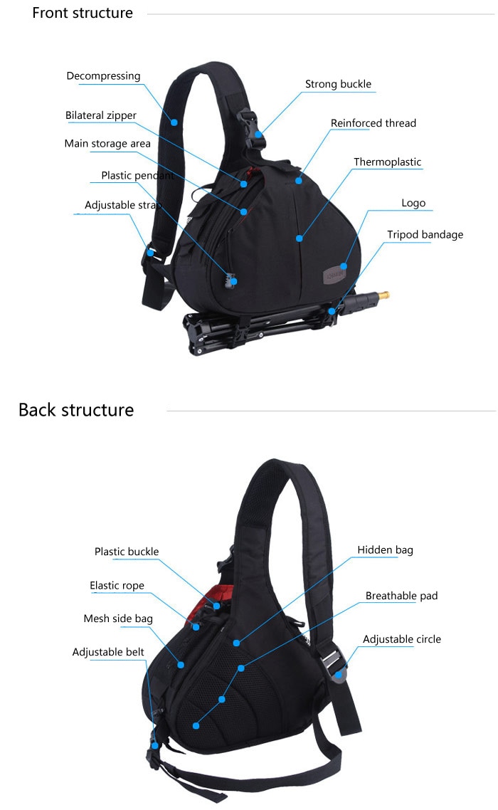 ขาย Caden K1 กระเป๋าแฟชั่น เก็บกล้องได้ กันน้ำ กันขโมย พื้นที่จัดเก็บกว้างขวาง