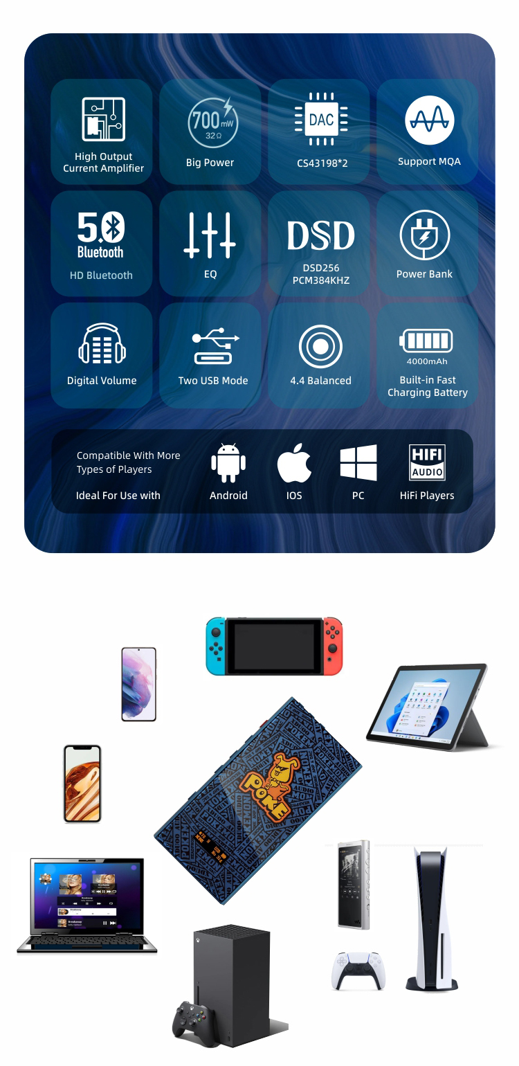 ขาย XDUOO POKEii DAC& พกพาระดับ Hi-Res ครบจบในตัว