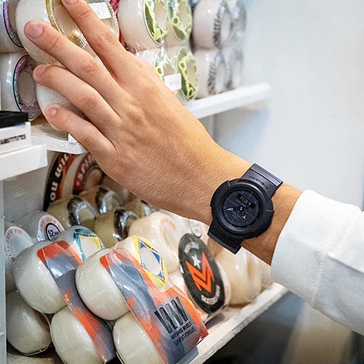 นาฬิกา Casio G-Shock ANALOG-DIGITAL AW-500 series รุ่น AW-500BB-1E ของแท้ รับประกัน1ปี