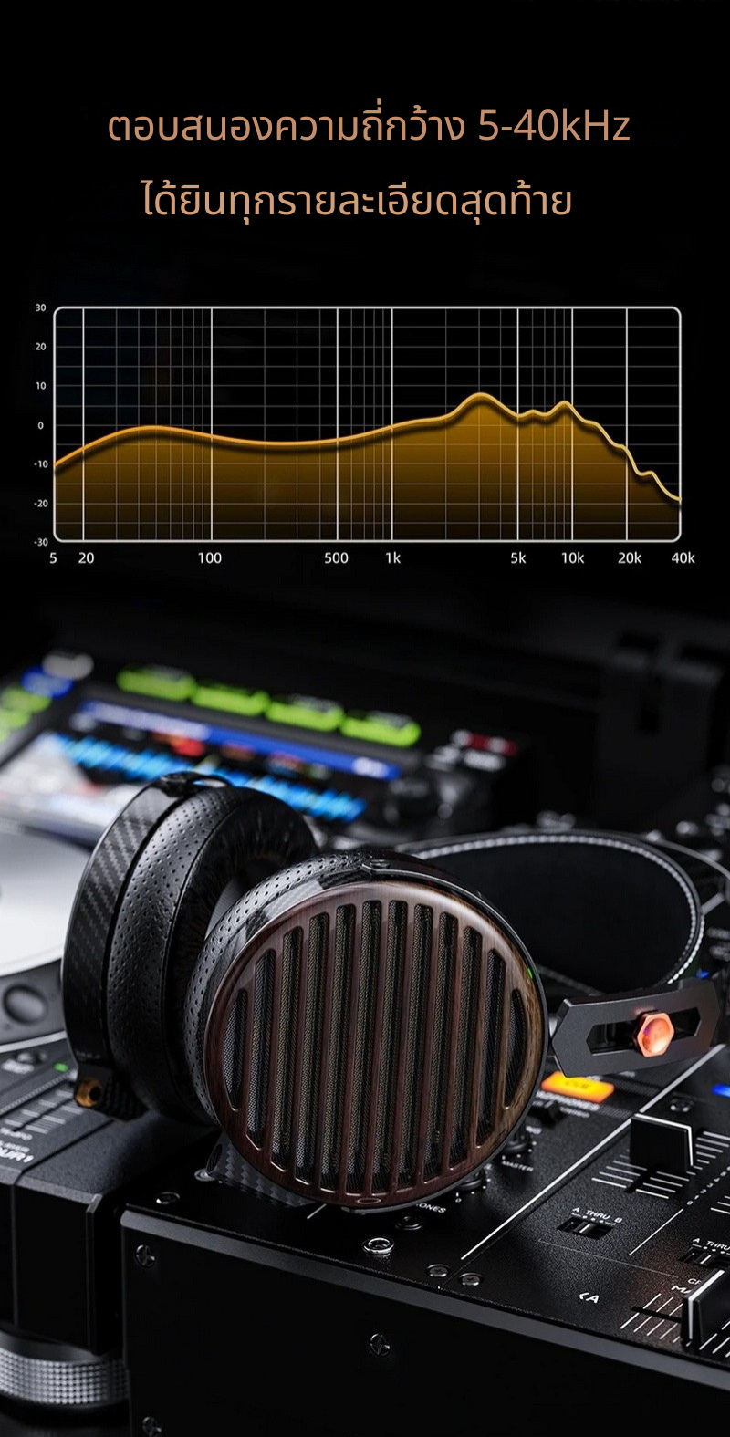 FiiO FT7 หูฟัง Headphone ไดรเวอร์ Planar ประสิทธิภาพสูง ดีไซน์แบบเปิด ประกันศูนย์ไทย